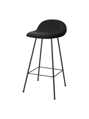 Gubi 3d Counter Stool - Front Upholstered - Center Base