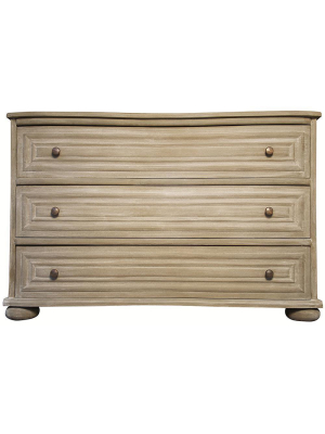 Noir Lauren Weathered Brown Dresser