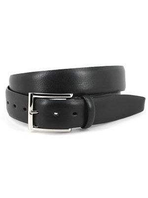 Italian Glazed Milled Calfskin Belt