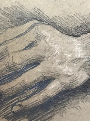 Evert Rabbers Hand Study Drawing 18