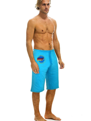 Men's Aviator Nation Sweatshorts - Neon Blue