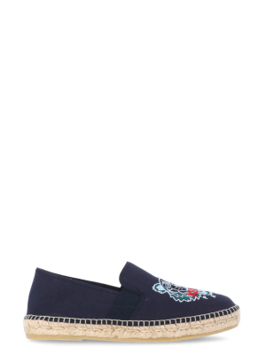 Kenzo Tiger Embroidered Flat Espadrilles