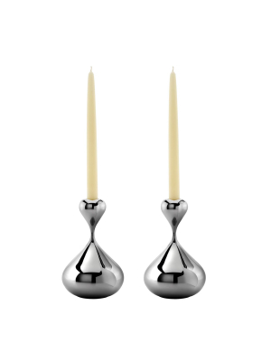 Molton Candlestick, Set Of 2