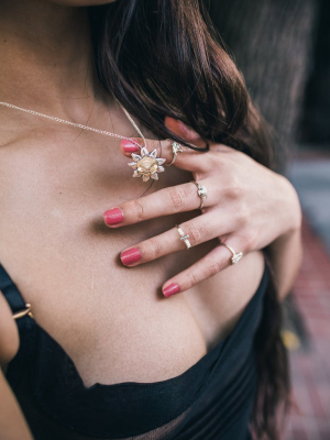 Peach Blossom Necklace