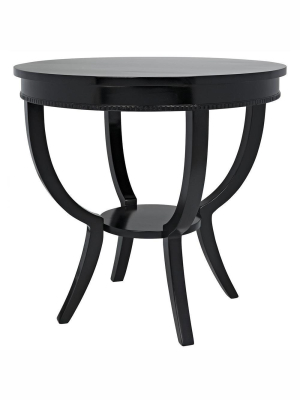 Noir Scheffield Round End Table