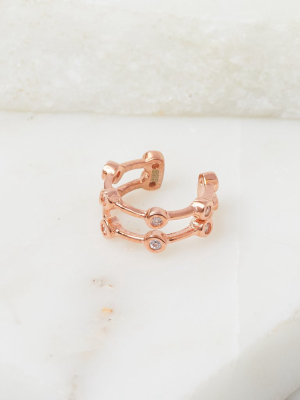 Europa Ear Cuff, Rose Gold