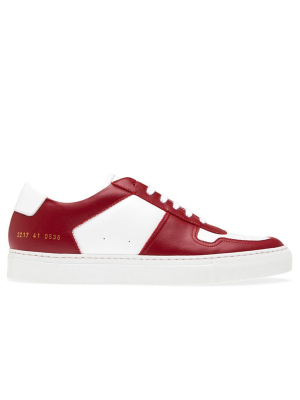 Common Projects Bball Low Duo Tone - White/red