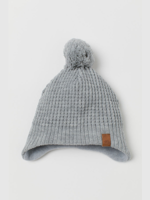 Fleece-lined Hat