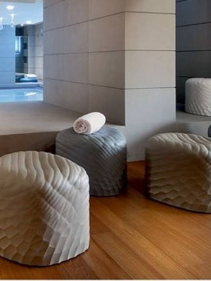 River Stone Pouf By Tonon