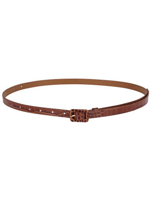 Agnona Embossed Buckle Belt