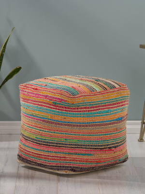 Paisley Boho Pouf - Christopher Knight Home