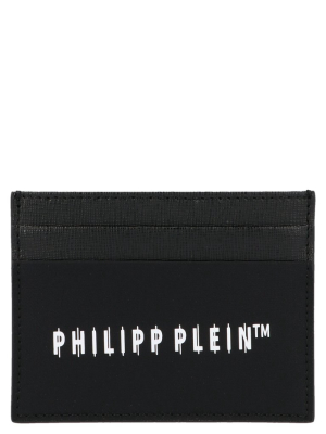 Philipp Plein Logo Print Cardholder