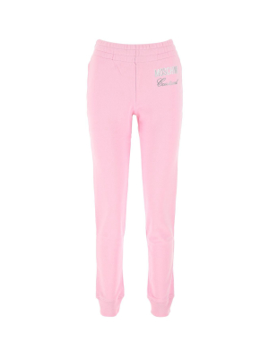 Moschino Couture Crystal Embellished Sweatpants