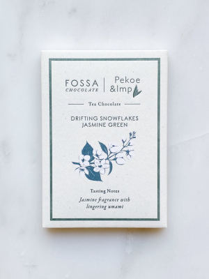 Drifting Snowflake Jasmine Green Tea Chocolate