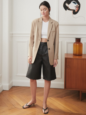 Riley Leather Culottes