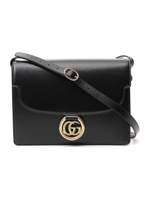 Gucci Logo Plaque Shoulder Bag