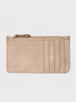 Accordion Card Case - Universal Thread™ Taupe