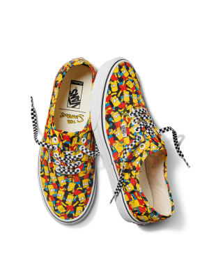 The Simpsons X Vans Customs Authentic Wide