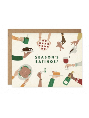 Season’s Eatings Christmas Card | Oh Hi Co.