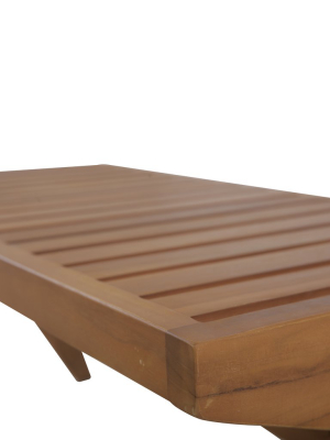 Jeanneret Teak Wood Bench