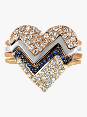 Heartthrob Four Part Diamond Ring