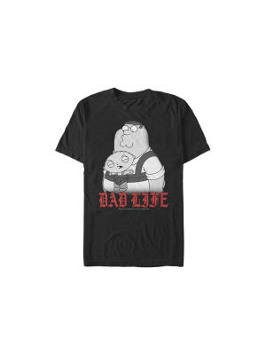 Men's Family Guy Father's Day Dad Life Peter & Stewie T-shirt