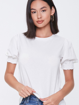 Puff-sleeve Tee