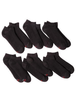 Hanes Premium Men’s X-temp Breathable No Show Socks 6pk - 6-12