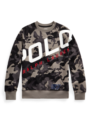 Logo Camo Double-knit Sweatshirt