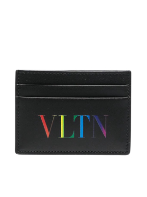 Valentino Vltn Printed Cardholder