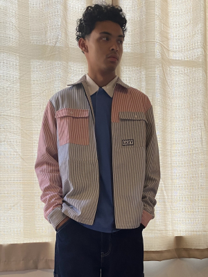 Lazy Oaf Hickory Stripe Work Jacket