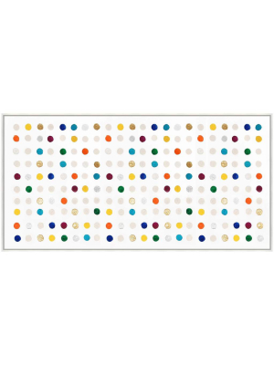 Color Dots I Framed