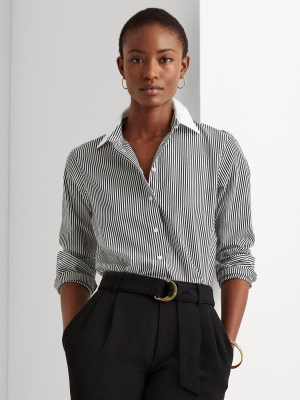 Pinstripe Cotton Shirt