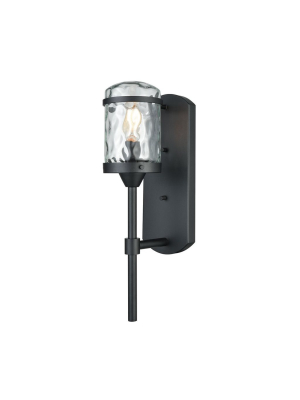 Torch 1 Outdoor Sconce In Charcoal Black Design By Bd Fine Lighting