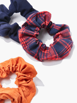 Plaid Scrunchie Set