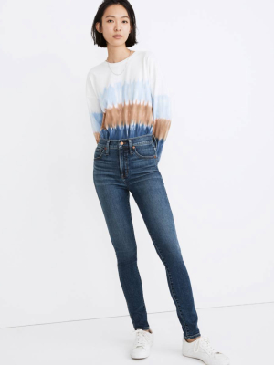 10" High-rise Skinny Jeans In Cordell Wash: Heatrich Denim Edition