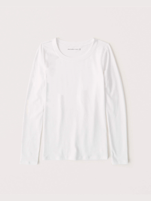 Long-sleeve Slim Crew Tee