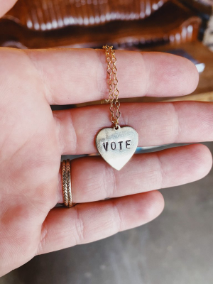 Vote Necklace