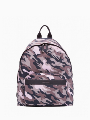 Landon Zip Round Backpack