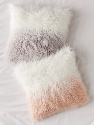 Maddy Faux Fur Throw Pillow