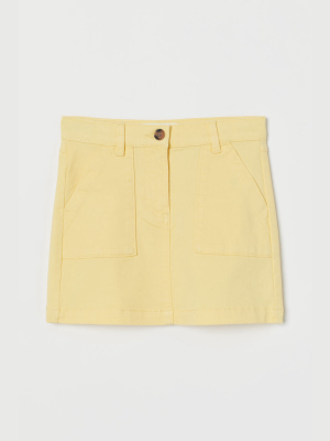Cotton Twill Skirt
