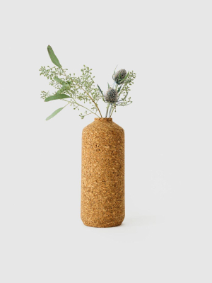 Tall Natural Cork Vase