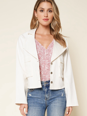 Anemone Cropped Utility Jacket