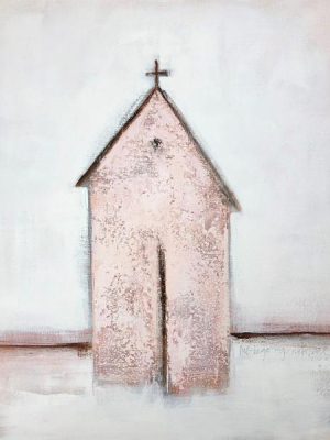Mary Gregory Original Painting - Pink Church