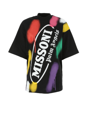 Palm Angels X Missoni Logo Print T-shirt