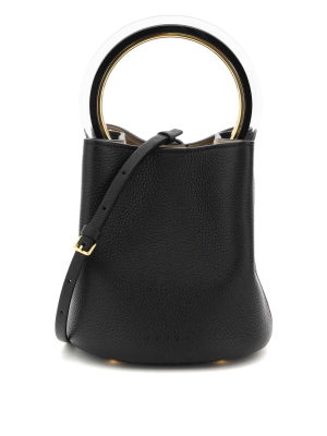 Marni Logo Top Handle Tote Bag