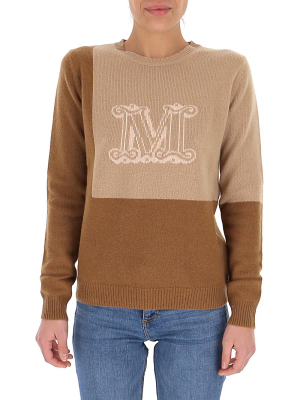 Max Mara Monogram Intarsia Sweater