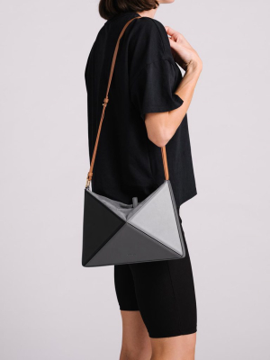 Small Convertible Flex Bag - Black & Gray