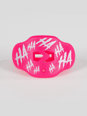 Ha Ha Ha Pink Football Mouthguard