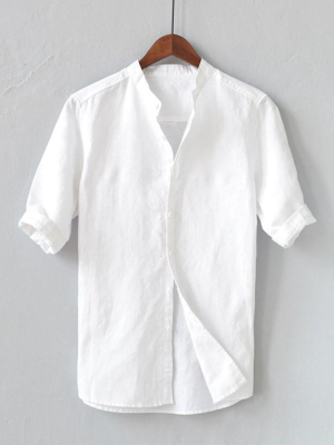 Pologize™ Breathable Linen Blend Shirt